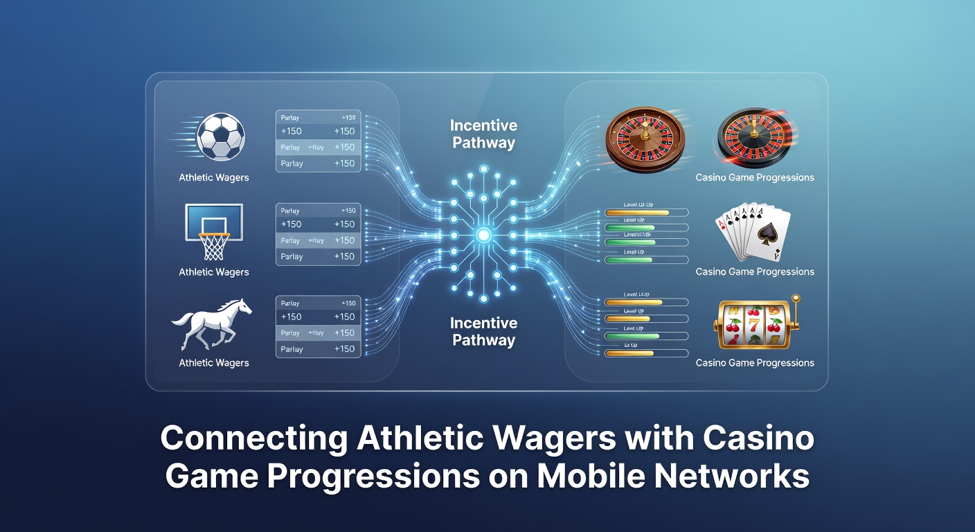 Mobile app dashboard displaying interconnected sports wagers and casino game progression meters