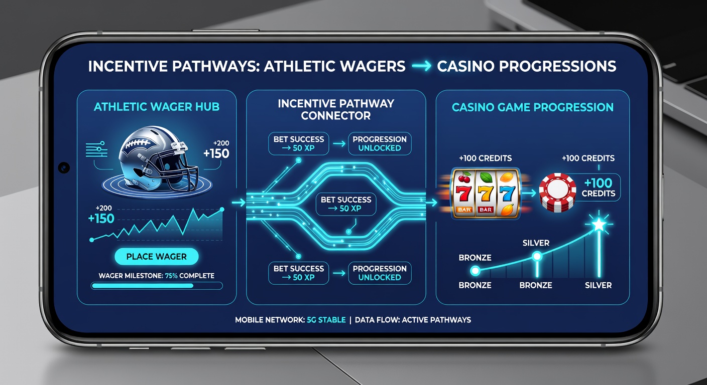 User interface highlighting point conversion from sports bets to casino progressions