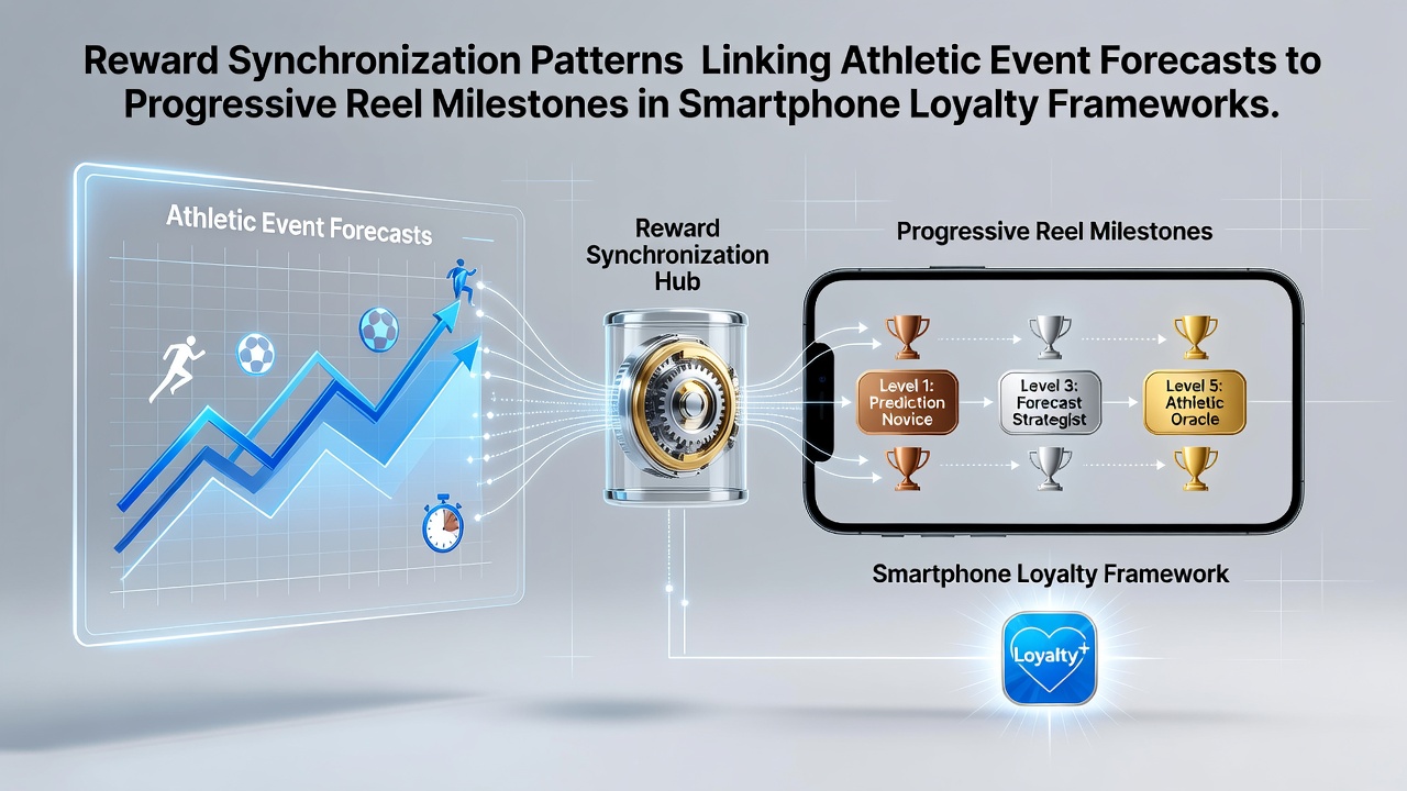 Smartphone screen displaying synchronized loyalty rewards between sports forecasts and slot progress bars in a mobile gaming app
